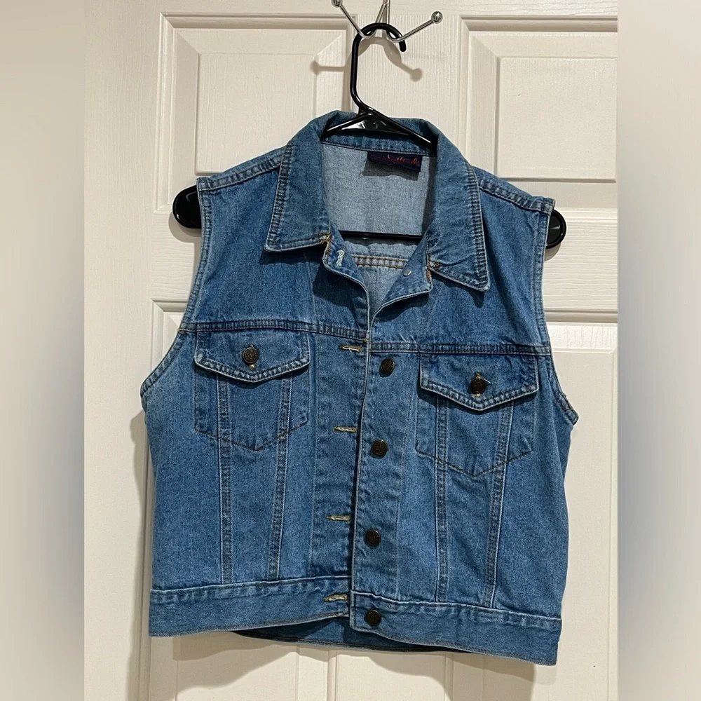 Giorgio Sant Angelo sleeveless denim